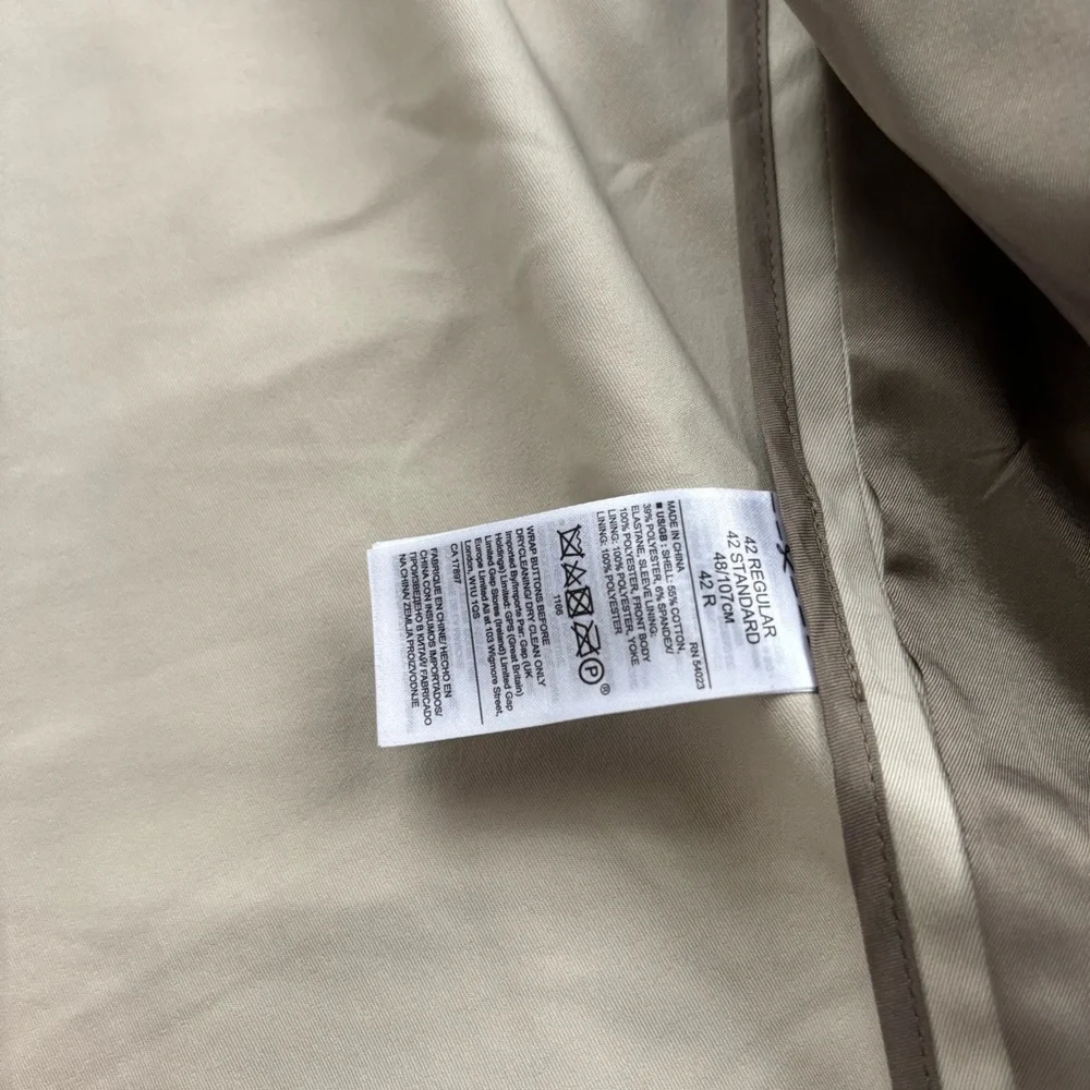 Banana republic tan men’s suit jacket blazer